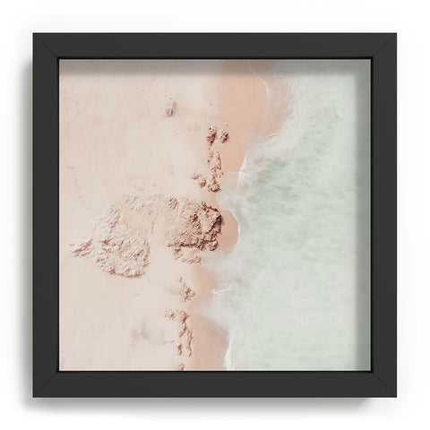 Ingrid Beddoes Beach Pink Champagne Recessed Framing Square