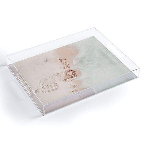 Ingrid Beddoes Beach Pink Champagne Acrylic Tray