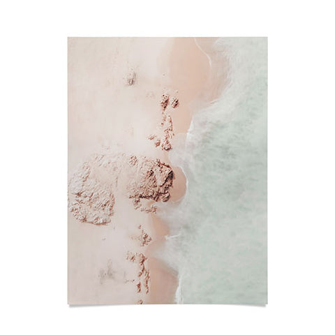 Ingrid Beddoes Beach Pink Champagne Poster