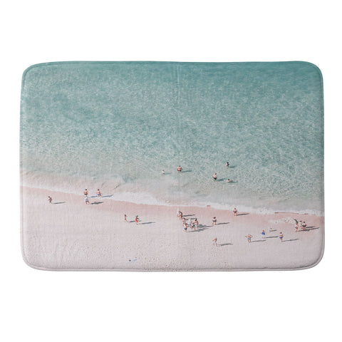 Ingrid Beddoes Beach Summer Days Memory Foam Bath Mat