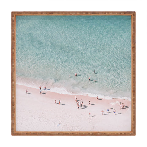 Ingrid Beddoes Beach Summer Days Square Tray