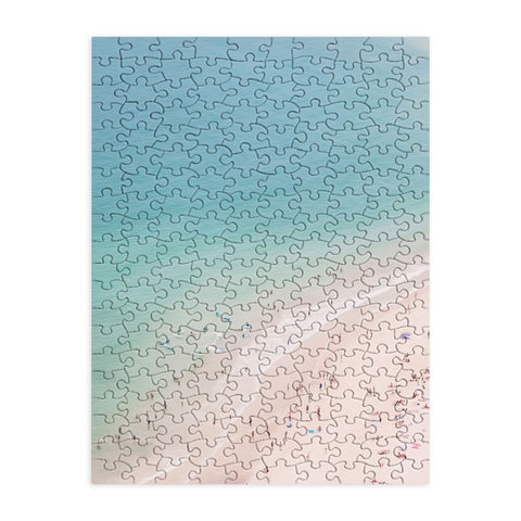 Ingrid Beddoes Beach Turquoise Blue Puzzle