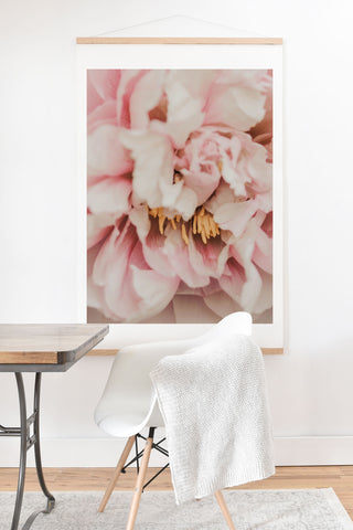 Ingrid Beddoes Blush Pink Peony Art Print And Hanger