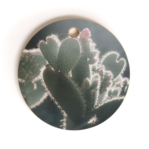 Ingrid Beddoes cactus love Cutting Board Round