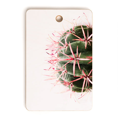 Ingrid Beddoes cactus red Cutting Board Rectangle