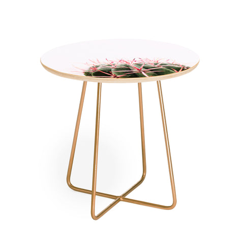 Ingrid Beddoes cactus red Round Side Table