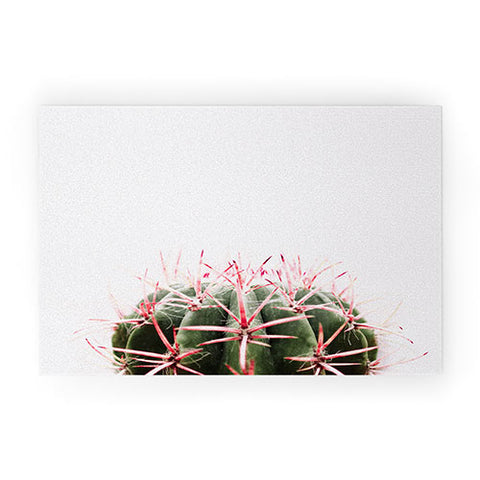 Ingrid Beddoes cactus red Welcome Mat