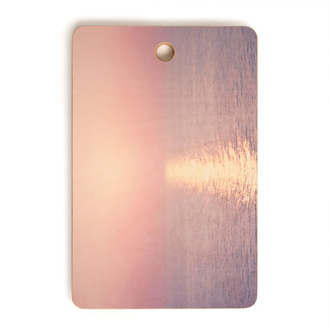 Ingrid Beddoes cashmere rose sunset Cutting Board Rectangle