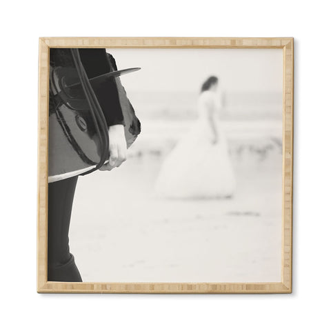 Ingrid Beddoes Catch a Wave The Bride Framed Wall Art