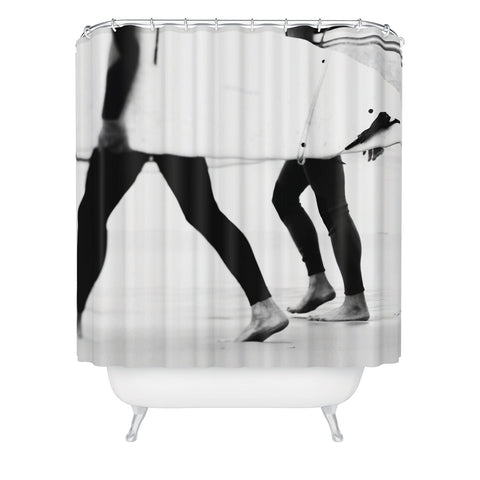 Ingrid Beddoes Catch a Wave VI Shower Curtain