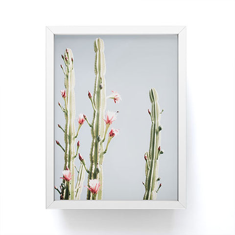 Ingrid Beddoes Cereus Cactus Blush Desert Cactus Framed Mini Art Print