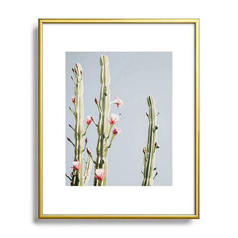 Ingrid Beddoes Cereus Cactus Blush Desert Cactus Metal Framed Art Print