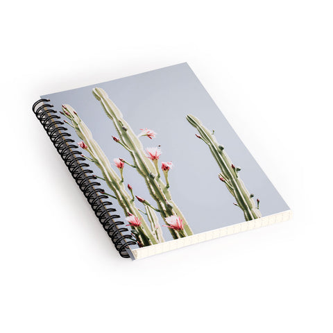 Ingrid Beddoes Cereus Cactus Blush Desert Cactus Spiral Notebook