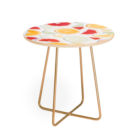 Ingrid Beddoes citrus fresh Round Side Table