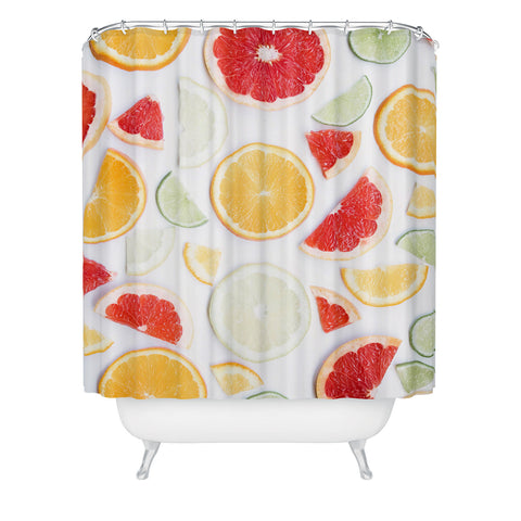 Ingrid Beddoes citrus fresh Shower Curtain