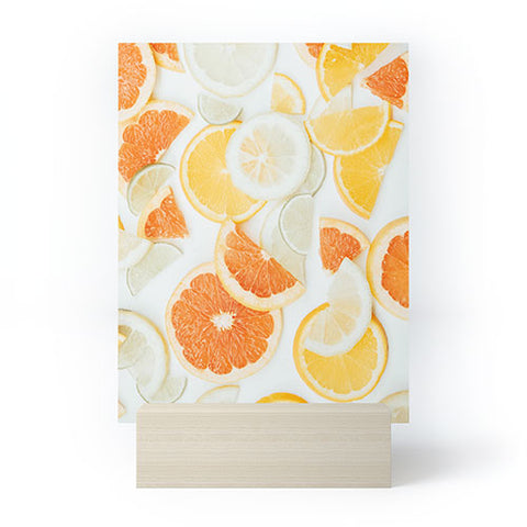Ingrid Beddoes citrus orange twist Mini Art Print