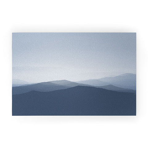 Ingrid Beddoes Hazy morning blues Welcome Mat