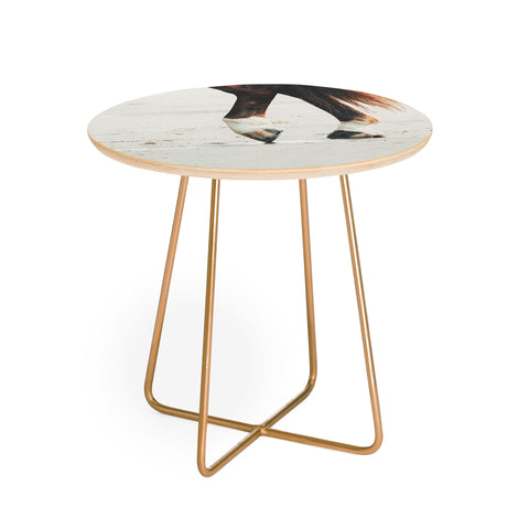 Ingrid Beddoes horse tango Round Side Table