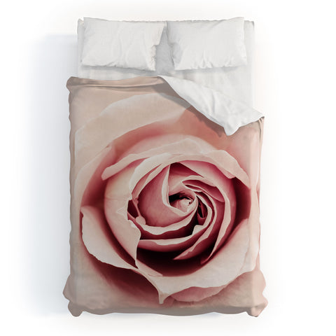 Ingrid Beddoes Milky Pink Rose Duvet Cover