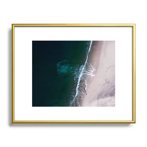 Ingrid Beddoes Ocean Walk III Metal Framed Art Print