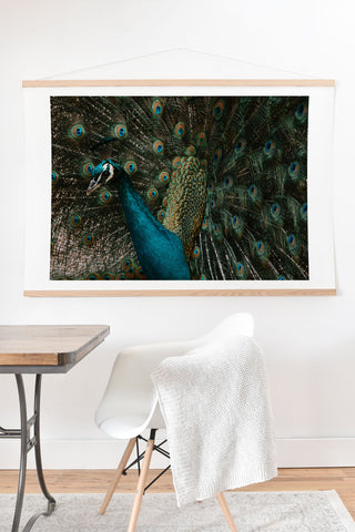Ingrid Beddoes Peacock and proud IV Art Print And Hanger