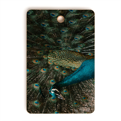 Ingrid Beddoes Peacock and proud IV Cutting Board Rectangle