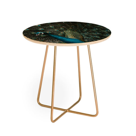 Ingrid Beddoes Peacock and proud IV Round Side Table