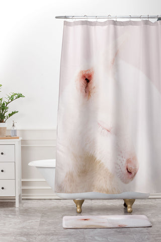 Ingrid Beddoes Pixie The Kangaroo Shower Curtain And Mat