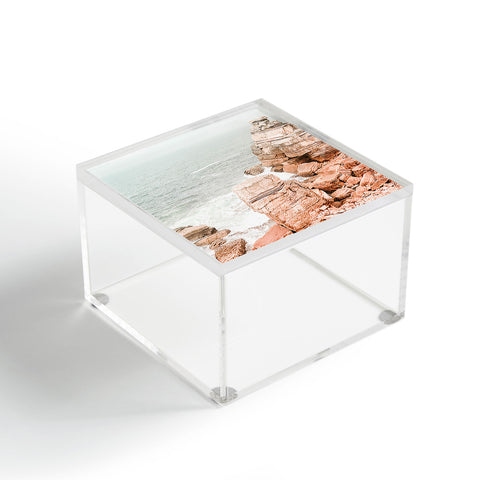Ingrid Beddoes Rocky coastline Acrylic Box