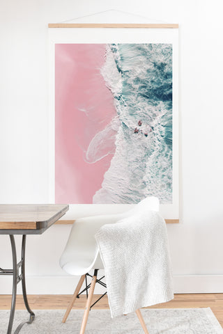 Ingrid Beddoes sea love Art Print And Hanger