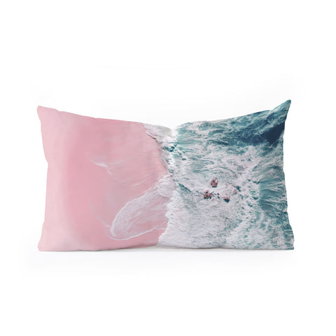 Ingrid Beddoes sea love Oblong Throw Pillow