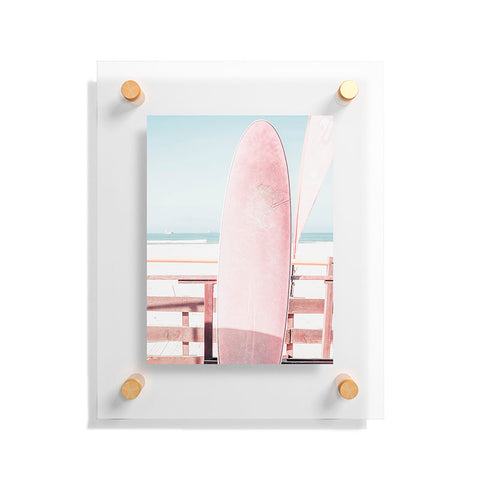 Ingrid Beddoes Surf Board 2 Floating Acrylic Print