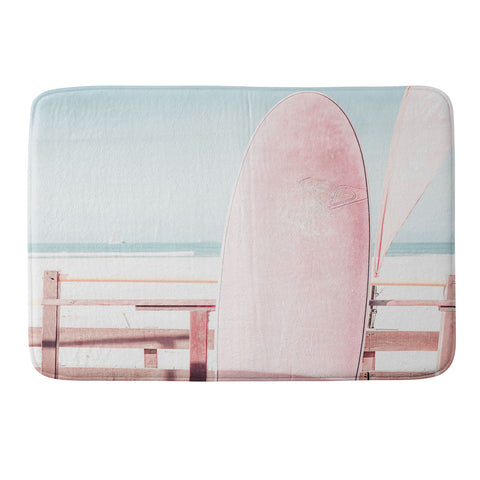 Ingrid Beddoes Surf Board 2 Memory Foam Bath Mat