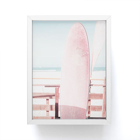 Ingrid Beddoes Surf Board 2 Framed Mini Art Print