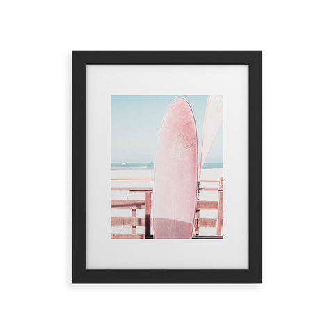 Ingrid Beddoes Surf Board 2 Framed Art Print