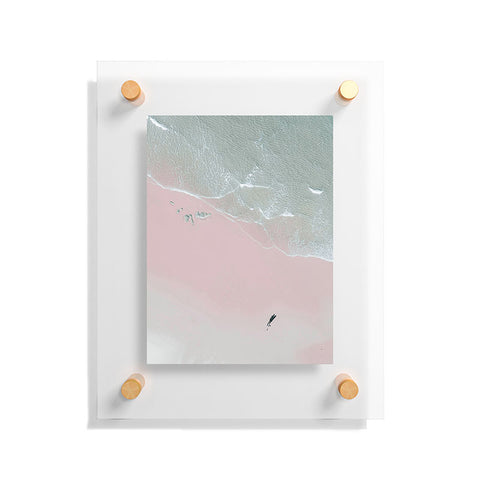 Ingrid Beddoes Surfer Chick Floating Acrylic Print