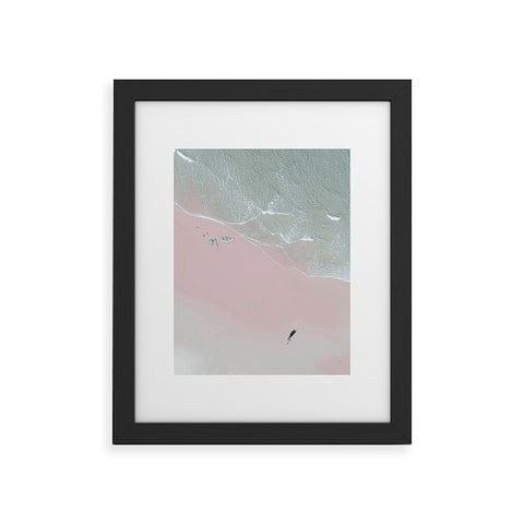 Ingrid Beddoes Surfer Chick Framed Art Print