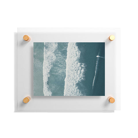 Ingrid Beddoes Surfing the Wave Floating Acrylic Print