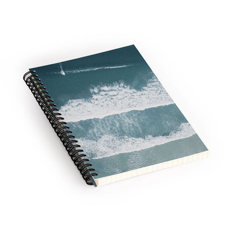 Ingrid Beddoes Surfing the Wave Spiral Notebook
