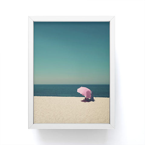 Ingrid Beddoes The Pink Umbrella Framed Mini Art Print