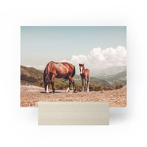 Ingrid Beddoes Wild Horses Horse Photography Mini Art Print