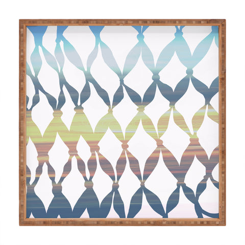 Irena Orlov Abstract Lines 6 Square Tray