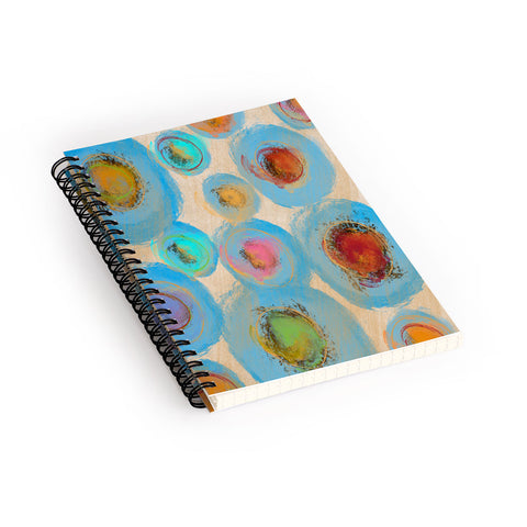 Irena Orlov Abstract Spring Flowers Spiral Notebook