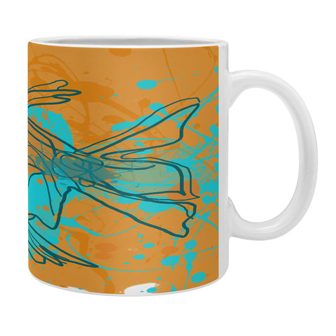 Irena Orlov Aqua Fish Coffee Mug