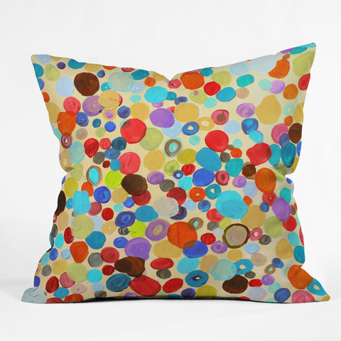 Irena Orlov Concentric And The Eccentric Outdoor Throw Pillow
