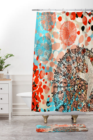 Irena Orlov Exotic Sea Life 1 Shower Curtain And Mat