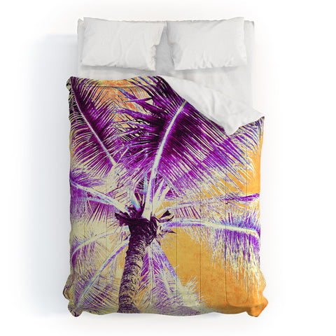 Irena Orlov Palm Tree Sunset 2 Comforter