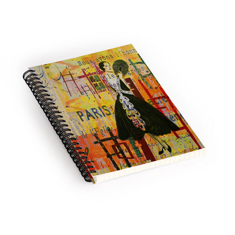 Irena Orlov Paris Fashion 1 Spiral Notebook