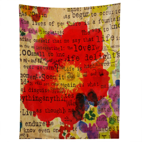 Irena Orlov Poppy Poetry 2 Tapestry