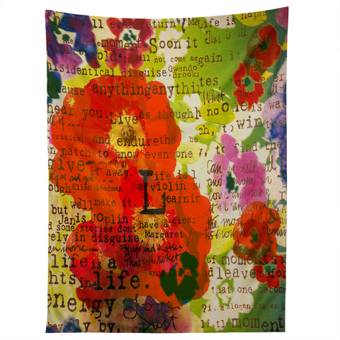 Irena Orlov Poppy Poetry 3 Tapestry